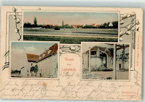 Lobstädt 1901 Gasthaus Weidenkätzchen