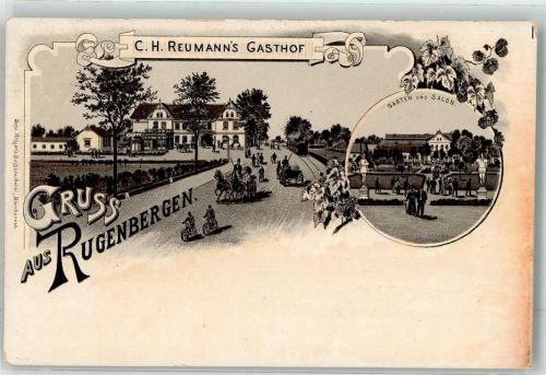 Bönningstedt 1897 C. H. Reumanns Gasthaus Rugenbergen Kutsche