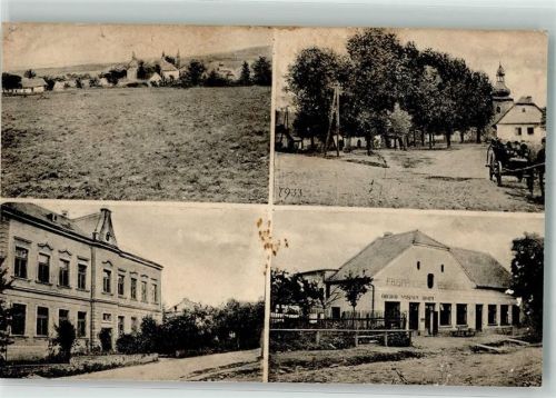 Uhersky Brod 1919 Ort lt. Stempel Foto AK
