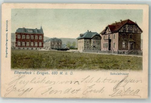 08309 O9405 Eibenstock 1904 - Schulstraße