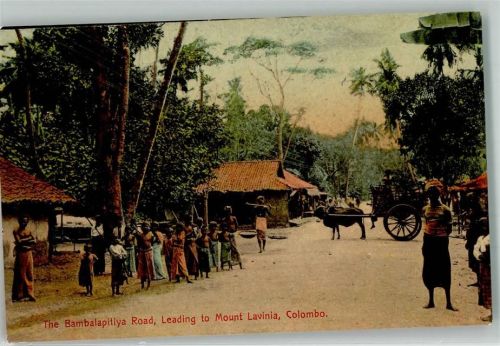 Colombo 1908 Tracht The Bambalapitiya Raod