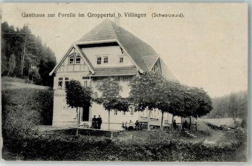 Villingen Groppertal Gasthaus zur Forelle