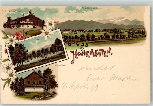 Hohenleiten 1898 Benediktenwand See Sommerhaus