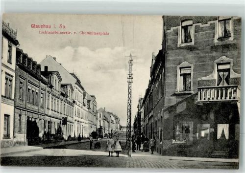 Glauchau Lichtensteinerstraße Chemnitzerplatz