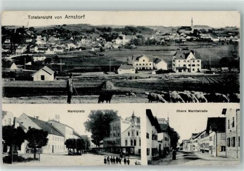 Arnstorf Schafweide Schäfer Marktplatz Obere Marktstraße