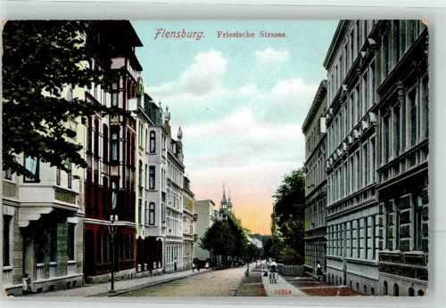 Flensburg 1913 Friesische Straße