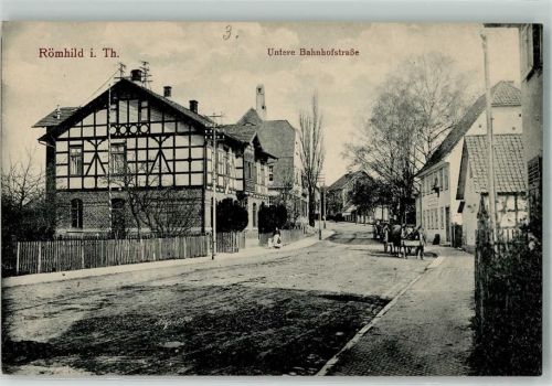 Römhild Untere Bahnhofstraße Fachwerkhaus