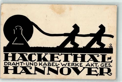 Hannover Werbung Hackethal Draht- und Kabel- Werke