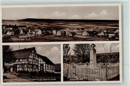 Udenhausen Kriegerdenkmal Gasthaus Jöckel