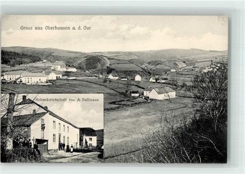 76887 W6749 Oberhausen b Bad Bergzabern Foto AK Gasthaus Ballmann