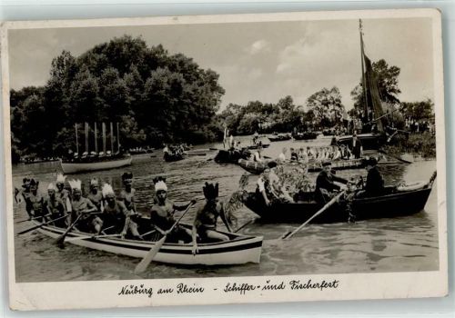 Neuburg Schifferfest Fischerfest Fischerdorf Ruderboot Paddel