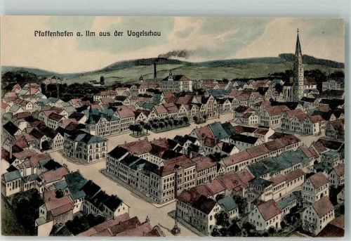 Pfaffenhofen Vogelschau Pfaffenhofen