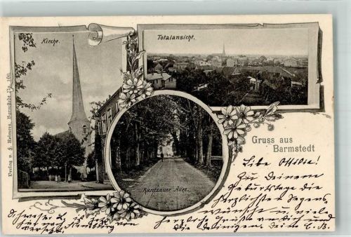 Barmstedt 1899 Rantzauer Allee Kirche