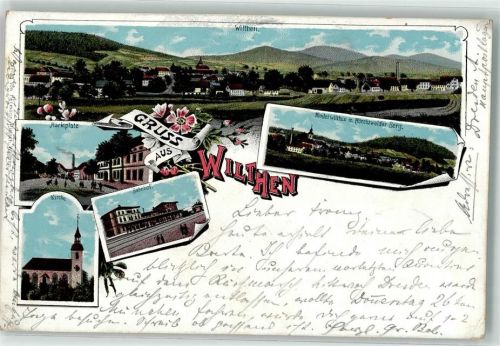 02681 O8609 Wilthen 1901 - Marktplatz Bahnhof Mörchswalder Berg