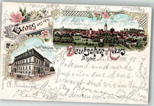 Alsfeld 1898 Hotel Deutsches Haus