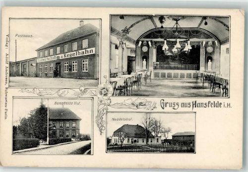 Hansfelde Neddelshof Posthaus Hansfelder Hof Saal Bühne