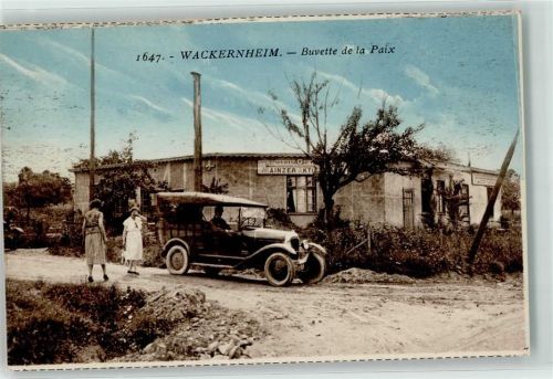 Wackernheim Buvette de la Paix Oldtimer