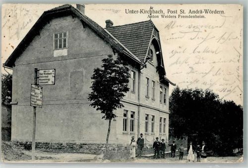 3423 St. Andrä vor dem Hagenthale 1905 - Pension Weider