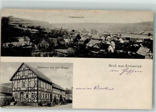 Ermenrod Gasthaus Wiegel Fachwerkgebäude