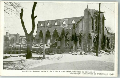 Halifax Kirche Expolsion Unglück Katastrophe Trümmer