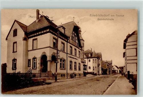 Friedrichsdorf 1912 Bahnhofstraße Kaiserliche Poststelle