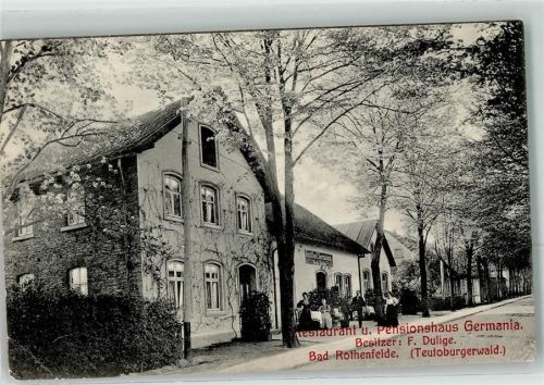 49214 W4502 Bad Rothenfelde 1906 - Gasthaus Pension Germania F. Dulige
