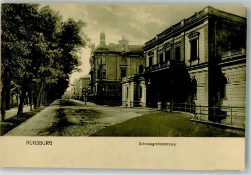 Augsburg 1909 Schiessgrabenstraße