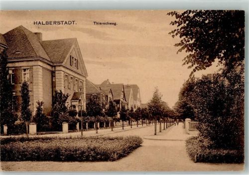 Halberstadt Posthilfstelle Thierschweg Villen