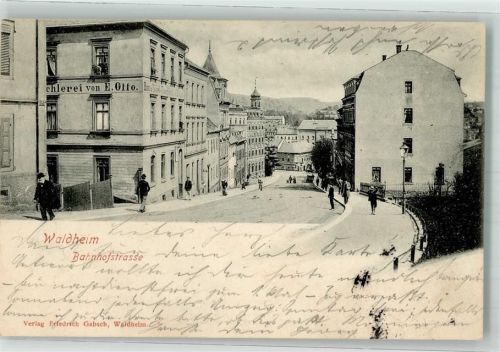 Waldheim 1900 Bahnhofstraße