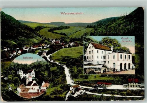 Weißenstein 1901 Schloss Gasthaus zur Schenke
