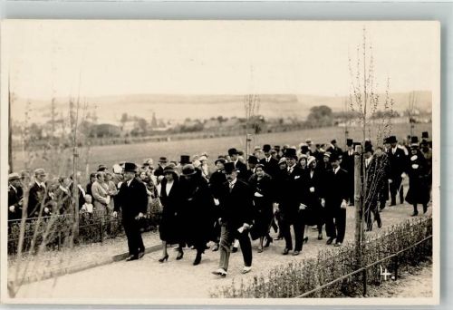 37603 W3450 Holzminden 1936 Foto AK Festzug Ort handschriftlich