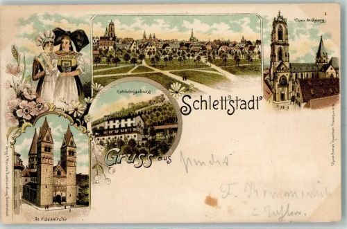 Selestat 1897 Gruss aus