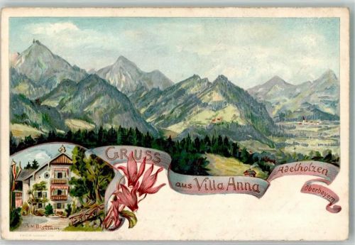 Bad Adelholzen sign A. v. Bistram Villa Anna