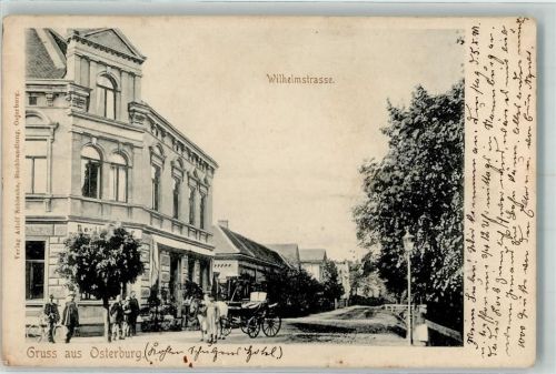 39606 O3540 Osterburg Altmark 1904 - Wilhelmstraße Kutsche