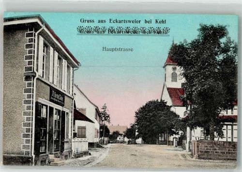Eckartsweier 1914 Haupstraße