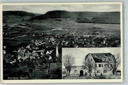 Erzingen Fliegeraufnahme Gasthaus zum Hirschen