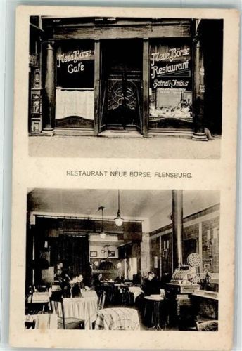 Flensburg Gasthaus Neue Börse Gastraum