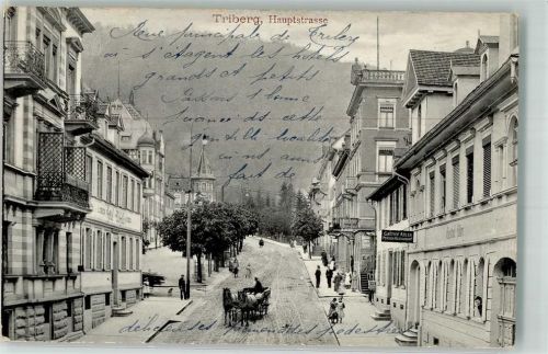 78098 W7740 Triberg im Schwarzwald - Hauptstraße Gasthaus Adler