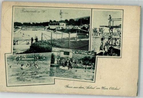 Gernrode Schwimmbad "Ottobad" Sprungturm