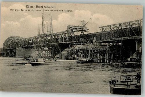 Köln Altstadt-Nord 103 Bau der neuen Dombrücke