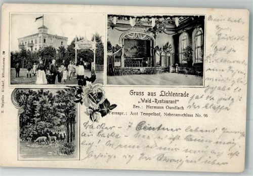 Lichtenrade 1910 Waldgasthaus