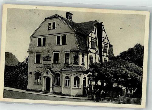 86368 W8906 Gersthofen Foto AK Gasthaus "Zum lenkbaren Luftschiff"