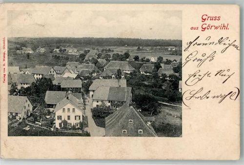 79733 W7883 Görwihl 1905 - Wohnhäuser