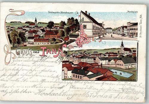 Tann 1902 Marktplatz
