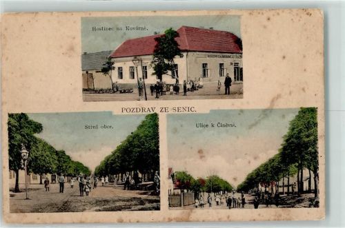 Podebrady Gasthaus na Kovarne Stred obce Ulice k Cinevsi Senice