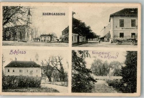 Ebergassing 1922 Schloss Gasthaus Kirche