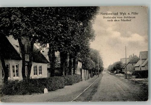 Wyk 1891 Dorfstraße
