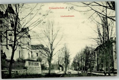Crimmitschau 1906 Lindenstraße Villen