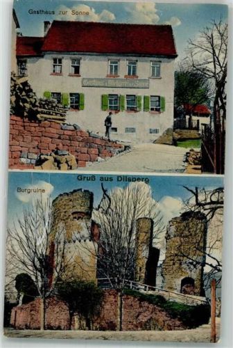 Dilsberg Burgruine Gasthaus zur Sonne