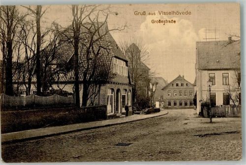 27374 W2722 Visselhövede 1912 - Großestraße